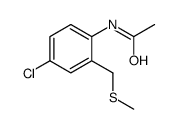 N-[4-chloro-2-(methylsulfanylmethyl)phenyl]acetamide Structure