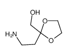 [2-(2-aminoethyl)-1,3-dioxolan-2-yl]methanol Structure