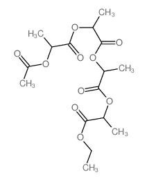 1-(1-ethoxycarbonylethoxycarbonyl)ethyl 2-(2-acetyloxypropanoyloxy)propanoate结构式