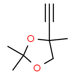 1,3-Dioxolane, 4-ethynyl-2,2,4-trimethyl- (9CI)结构式