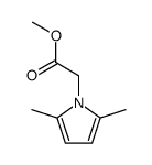 methyl 2-[1-(2,5-dimethylpyrrolyl)]acetate Structure