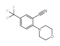 2-MORPHOLINO-5-(TRIFLUOROMETHYL)BENZONITRILE structure