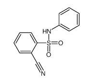 2-cyano-N-phenylbenzenesulfonamide结构式