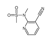 N-(3-cyanopyridin-2-yl)-N-methylmethanesulfonamide Structure