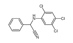 α-[(2,4,5-trichlorophenyl)amino]benzeneacetonitrile Structure