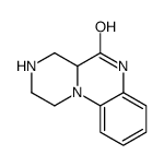 2,3,4,4a-tetrahydro-1H-pyrazino(1,2a)quinoxalin-5-(6H)one Structure