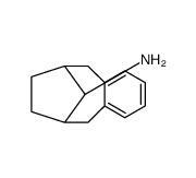 (1R,10S)-Tricyclo[8.2.1.03,8]trideca-3,5,7-trien-13-amine结构式