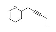 2-(2-pentynyl)-3,4-dihydro-2H-pyran Structure