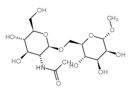 BETA-D-GLCNAC-[1->6]-ALPHA-D-MAN-1->OME结构式