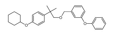 1-cyclohexyloxy-4-[2-methyl-1-[(3-phenoxyphenyl)methoxy]propan-2-yl]benzene Structure