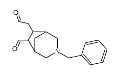 3-benzyl-7-(2-oxoethyl)-3-azabicyclo[3.2.1]octane-6-carbaldehyde Structure