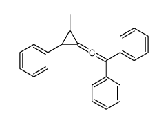 [2-(2,2-diphenylethenylidene)-3-methylcyclopropyl]benzene结构式