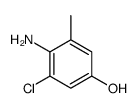 4-Amino-3-chloro-5-methylphenol structure