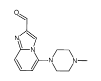 5-(4-methyl-1-piperazinyl)imidazo[1,2-a]pyridine-2-carbaldehyde结构式