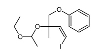 [2-(1-ethoxyethoxy)-4-iodo-2-methylbut-3-enoxy]benzene结构式