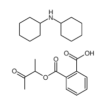 1-methyl-2-oxopropyl hydrogen phthalate dicyclohexylammonium salt结构式