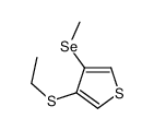 3-ethylsulfanyl-4-methylselanylthiophene Structure