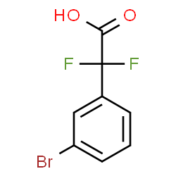 2-(3-溴苯基)-2,2-二氟乙酸结构式