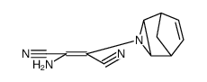 2-Butenedinitrile, 2-amino-3-(3-azatricyclo[3.2.1.02,4]oct-6-en-3-yl) Structure