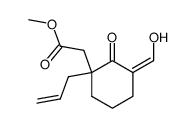 methyl (Z)-2-(1-allyl-3-(hydroxymethylene)-2-oxocyclohexyl)acetate Structure