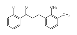 2'-CHLORO-3-(2,3-DIMETHYLPHENYL)PROPIOPHENONE结构式