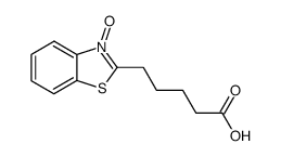 5-(2-Benzothiazolyl)pentansaeure-3'-oxid Structure