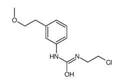 1-(2-chloroethyl)-3-[3-(2-methoxyethyl)phenyl]urea结构式