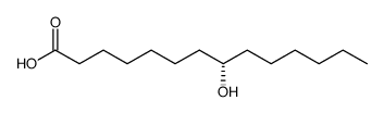 Tetradecanoic acid, 8-hydroxy-, (8S)结构式