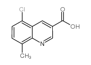 5-Chloro-8-methylquinoline-3-carboxylic acid structure