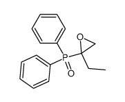 (2-ethyloxiran-2-yl)diphenylphosphine oxide Structure