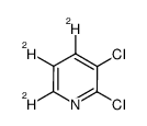 2,3-dichloropyridine-4,5,6-d3结构式