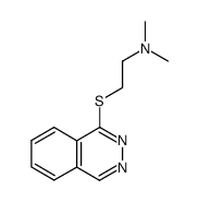 1-(2-dimethylamino-ethylmercapto)-phthalazine结构式