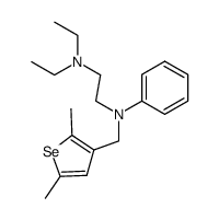 N.N-Diethyl-N'-phenyl-N'-<2.5-dimethyl-selenenyl-(3)>-ethylendiamin结构式