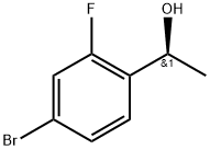 (1S)-1-(4-溴-2-氟苯基)乙基-1-醇结构式
