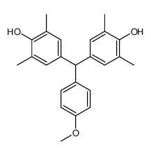 4-[(4-hydroxy-3,5-dimethylphenyl)-(4-methoxyphenyl)methyl]-2,6-dimethylphenol Structure