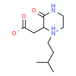 [1-(3-METHYL-BUTYL)-3-OXO-PIPERAZIN-2-YL]-ACETIC ACID structure