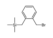 [2-(bromomethyl)phenyl]methyl-trimethylsilane Structure