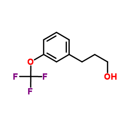 3-[3-(Trifluoromethoxy)phenyl]-1-propanol structure