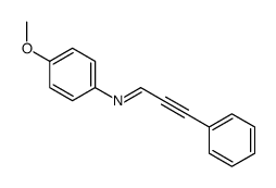 N-(4-methoxyphenyl)-3-phenylprop-2-yn-1-imine Structure