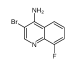 4-Amino-3-bromo-8-fluoroquinoline Structure