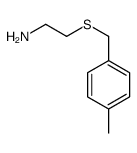 2-[(4-METHYLBENZYL)THIO]ETHANAMINE structure