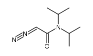 N,N-diisopropyl-α-diazoacetamide结构式