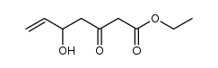 ethyl 5-hydroxy-3-keto-hept-6-enoate结构式