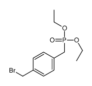 1-(bromomethyl)-4-(diethoxyphosphorylmethyl)benzene Structure