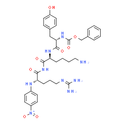 Z-Tyr-Lys-Arg-pNA · 2 TFA structure