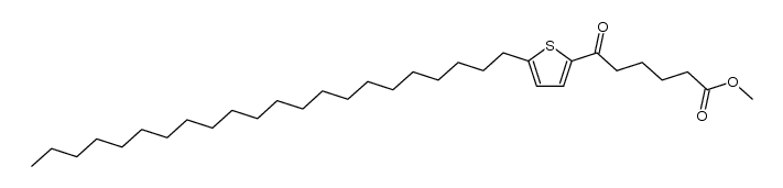 methyl 6-(5-docosylthiophen-2-yl)-6-oxohexanoate Structure