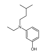 3-[ethyl(3-methylbutyl)amino]phenol结构式