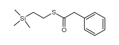 S-(2-(trimethylsilyl)ethyl) 2-phenylethanethioate Structure