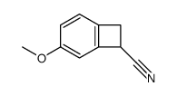 4-METHOXYBICYCLO[4.2.0]OCTA-1,3,5-TRIENE-7-CARBONITRILE结构式