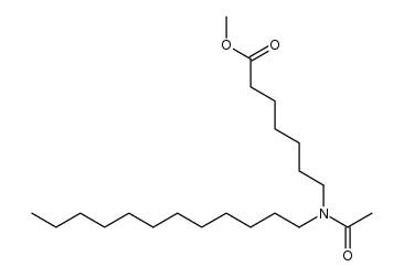 methyl 7-(N-dodecylacetamido)heptanoate结构式